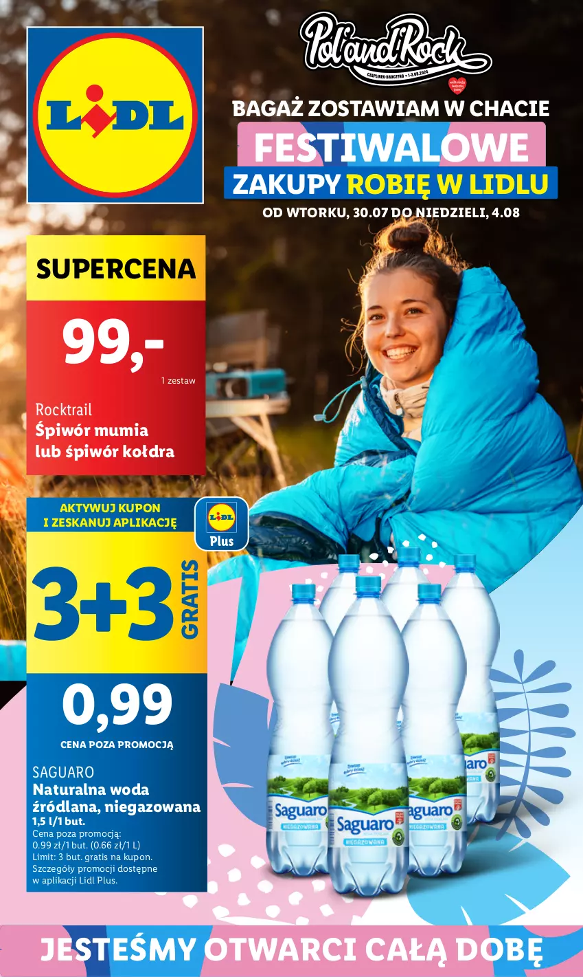 Gazetka promocyjna Lidl - GAZETKA - ważna 30.07 do 04.08.2024 - strona 1 - produkty: Gra, Kołdra, LANA, Woda