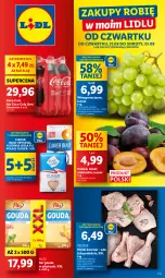 Gazetka promocyjna Lidl - GAZETKA - Gazetka - ważna od 23.08 do 23.08.2025 - strona 1 - produkty: Kurczak, Ser, Gra, Cukier, Kuchnia, Coca-Cola, Pilos, Winogrona, Gouda, Wino