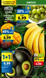 Gazetka promocyjna Lidl - GAZETKA - Gazetka - ważna od 23.08 do 23.08.2025 - strona 18 - produkty: Banany, Gra, Winogrona, Owoce, Wino, Mango