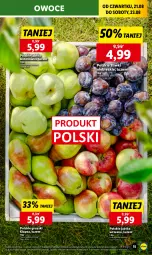 Gazetka promocyjna Lidl - GAZETKA - Gazetka - ważna od 23.08 do 23.08.2025 - strona 19 - produkty: Gruszki, Owoce, Jabłka