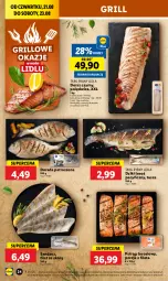 Gazetka promocyjna Lidl - GAZETKA - Gazetka - ważna od 23.08 do 23.08.2025 - strona 28 - produkty: Polędwica, Sos, Por, Tusz, Pstrąg, Dorsz, Grill, Sandacz, Pstrąg łososiowy
