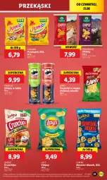Gazetka promocyjna Lidl - GAZETKA - Gazetka - ważna od 23.08 do 23.08.2025 - strona 43 - produkty: Ser, Lajkonik, Papryka, Chipsy, Przysnacki, Crunchips, Pringles, Lorenz, Monster Munch, Lay’s