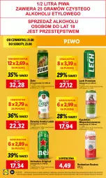 Gazetka promocyjna Lidl - GAZETKA - Gazetka - ważna od 23.08 do 23.08.2025 - strona 44 - produkty: Piwo, Ser, Gin, Kasztelan, Heineken, Lech Premium