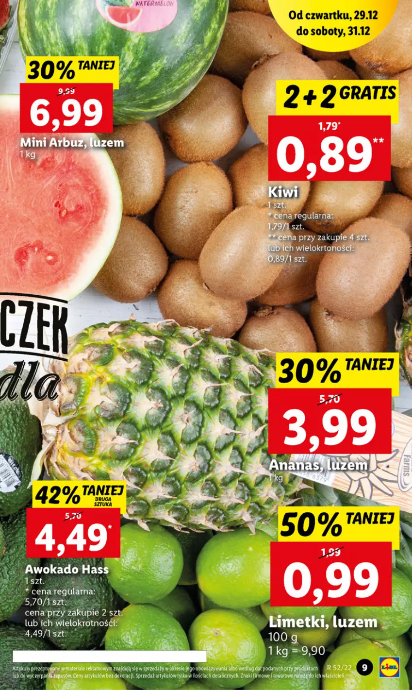 Gazetka promocyjna Lidl - GAZETKA - ważna 29.12 do 31.12.2022 - strona 9 - produkty: Fa