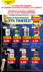 Gazetka promocyjna Lidl - GAZETKA - Gazetka - ważna od 31.12 do 31.12.2022 - strona 36 - produkty: Piwa, Sos, Koc, Gra, Kasztelan, Warka, Perła, Nioh, Okocim, Fa