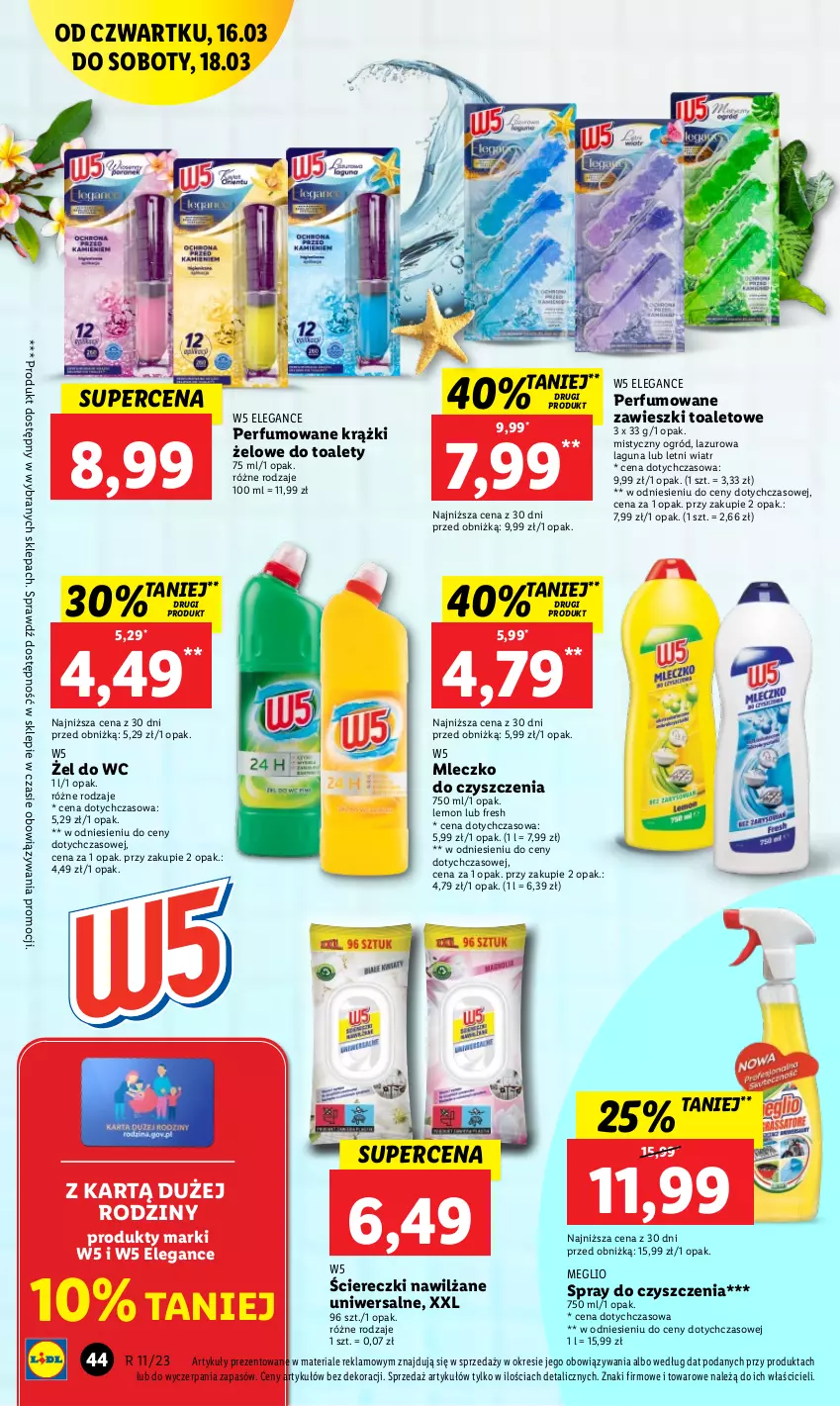 Gazetka promocyjna Lidl - GAZETKA - ważna 16.03 do 18.03.2023 - strona 46 - produkty: Lazur, Mleczko, Ogród, Perfum, Spray do czyszczenia, Zawieszki