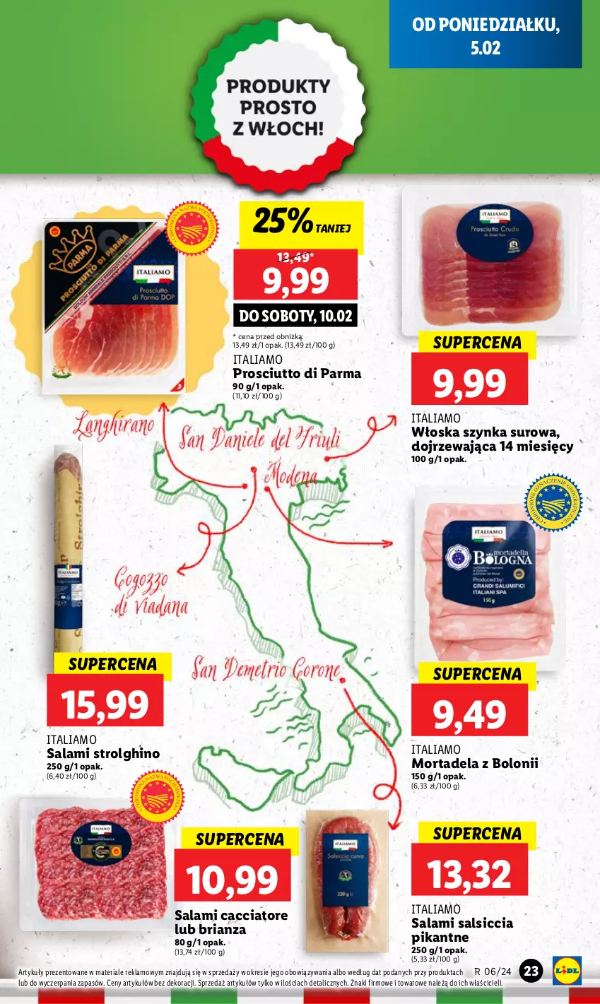 Gazetka promocyjna Lidl - GAZETKA - ważna 05.02 do 07.02.2024 - strona 27 - produkty: LG, Prosciutto, Salami, Szynka