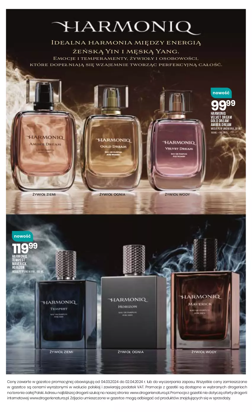 Gazetka promocyjna Drogerie Natura - Gazetka Drogerie Natura - ważna 04.03 do 02.04.2024 - strona 24 - produkty: Dres, JBL, Perfum, Velvet, Woda, Woda perfumowana