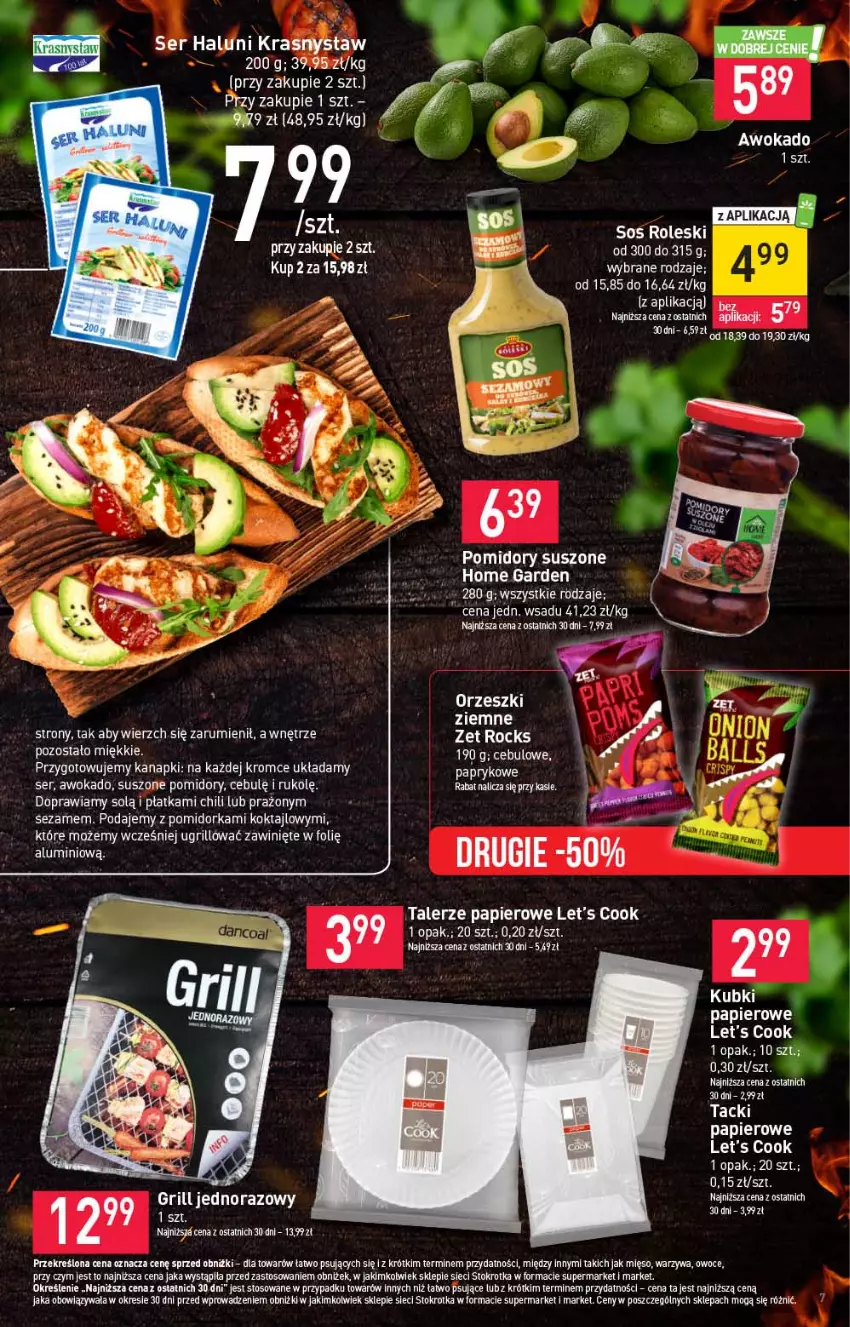 Gazetka promocyjna Stokrotka - Supermarket - ważna 20.07 do 26.07.2023 - strona 7 - produkty: Grill, Mięso, Orka, Orzeszki, Owoce, Papier, Pomidory, Rum, Ser, Sezam, Suszone pomidory, Talerz, Warzywa