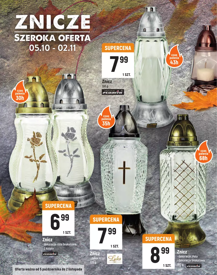 Gazetka promocyjna Intermarche - Wszystkich świętych Znicze - ważna 05.10 do 02.11.2021 - strona 4 - produkty: LG, Róża