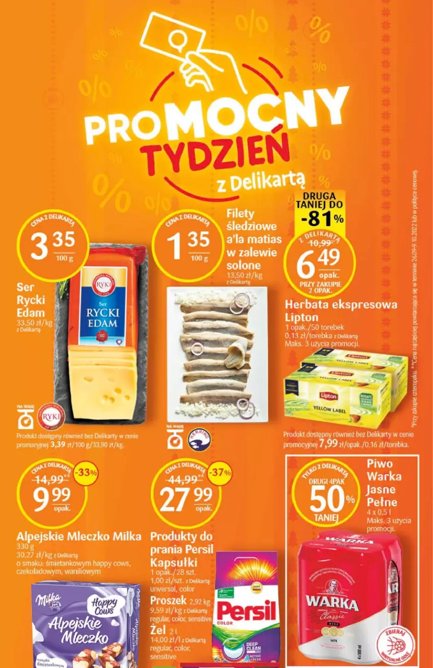 Gazetka promocyjna Delikatesy Centrum - Gazetka DC46 - ważna 24.11 do 30.11.2022 - strona 2 - produkty: Milka, Mleczko, Piwo, Torebka