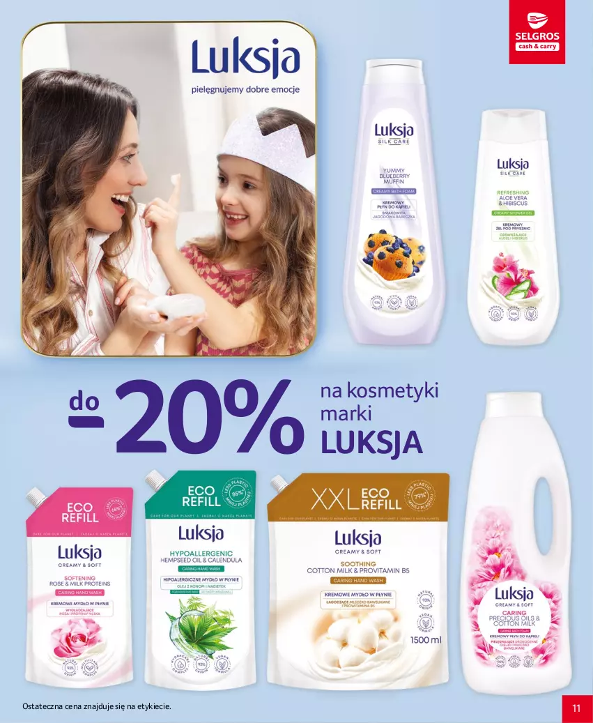 Gazetka promocyjna Selgros - Katalog Uroda - ważna 20.04 do 02.05.2023 - strona 11 - produkty: Luksja