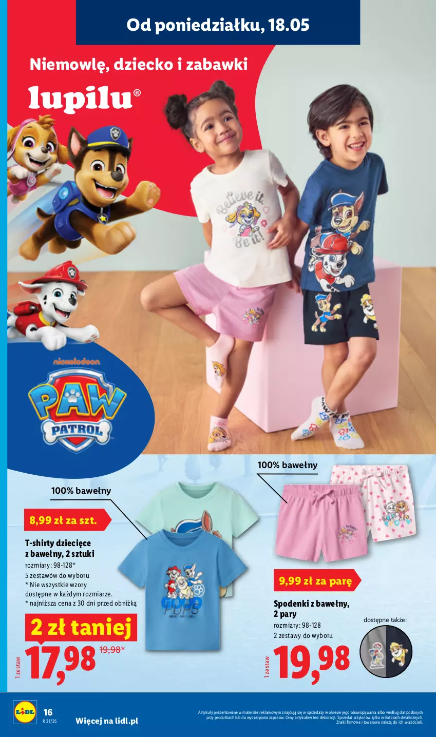 Gazetka promocyjna Lidl - Katalog ważny od 18.05 - ważna 18.05 do 23.05.2026 - strona 18 - produkty: Dzieci, T-shirt