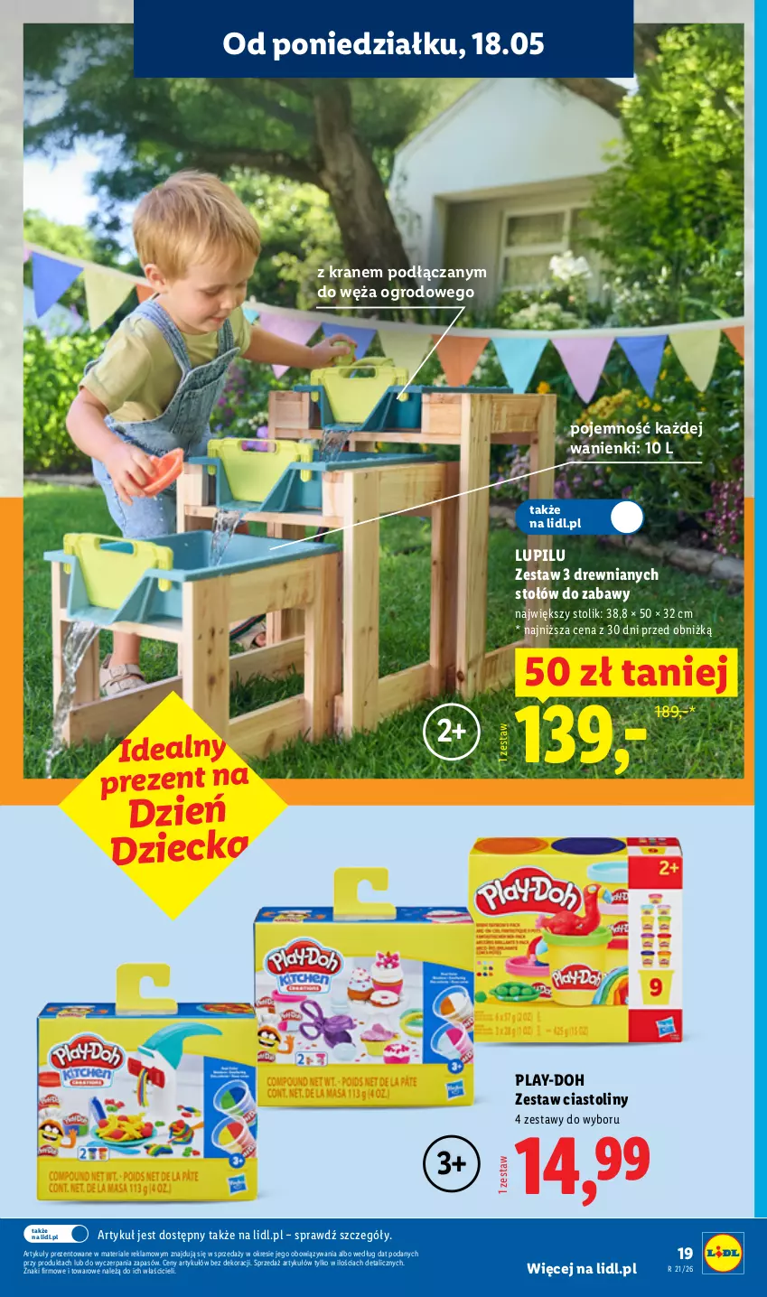 Gazetka promocyjna Lidl - Katalog ważny od 18.05 - ważna 18.05 do 23.05.2026 - strona 21 - produkty: Play-Doh, Stolik