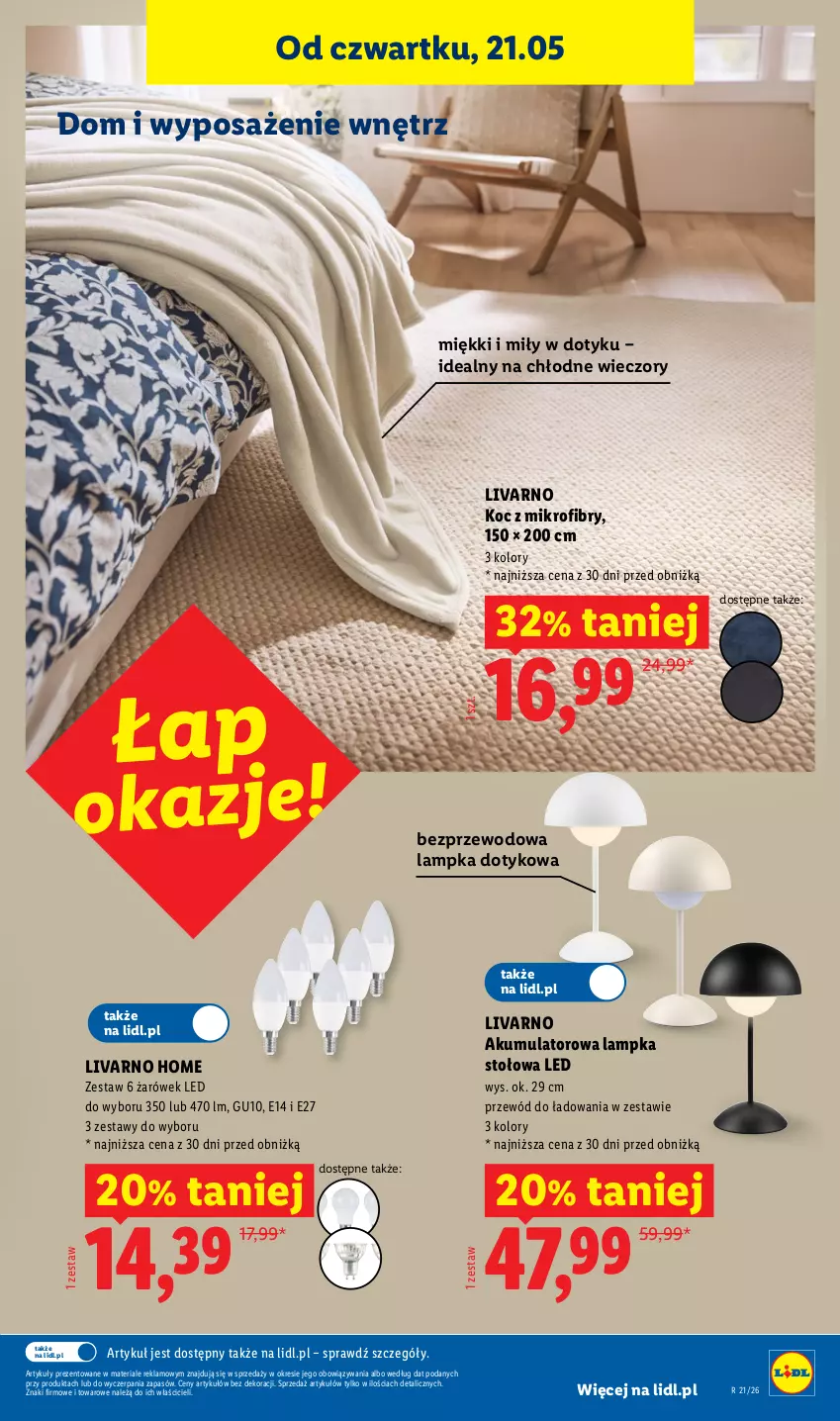 Gazetka promocyjna Lidl - Katalog ważny od 18.05 - ważna 18.05 do 23.05.2026 - strona 37 - produkty: Akumulator, Ivar, Koc, Przewód