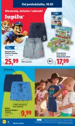 Gazetka promocyjna Lidl - Katalog ważny od 18.05 - Gazetka - ważna od 23.05 do 23.05.2026 - strona 20 - produkty: Gra, Szorty, Puzzle, Dzieci