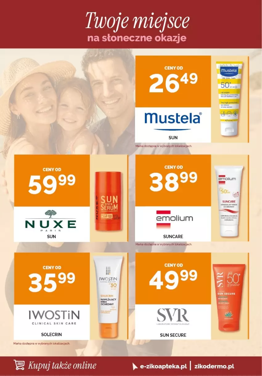 Gazetka promocyjna Ziko - Gazetka Ziko Dermo - ważna 30.07 do 12.08.2026 - strona 10 - produkty: Clin, Emolium, Iwostin, Mus, Mustela, Ser, SVR, Woda