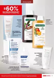 Gazetka promocyjna Ziko - Gazetka Ziko Dermo - Gazetka - ważna od 12.08 do 12.08.2026 - strona 3 - produkty: Klorane, Tago, Ducray, Szampon, XeraCalm, Apteka, Mango, Fa