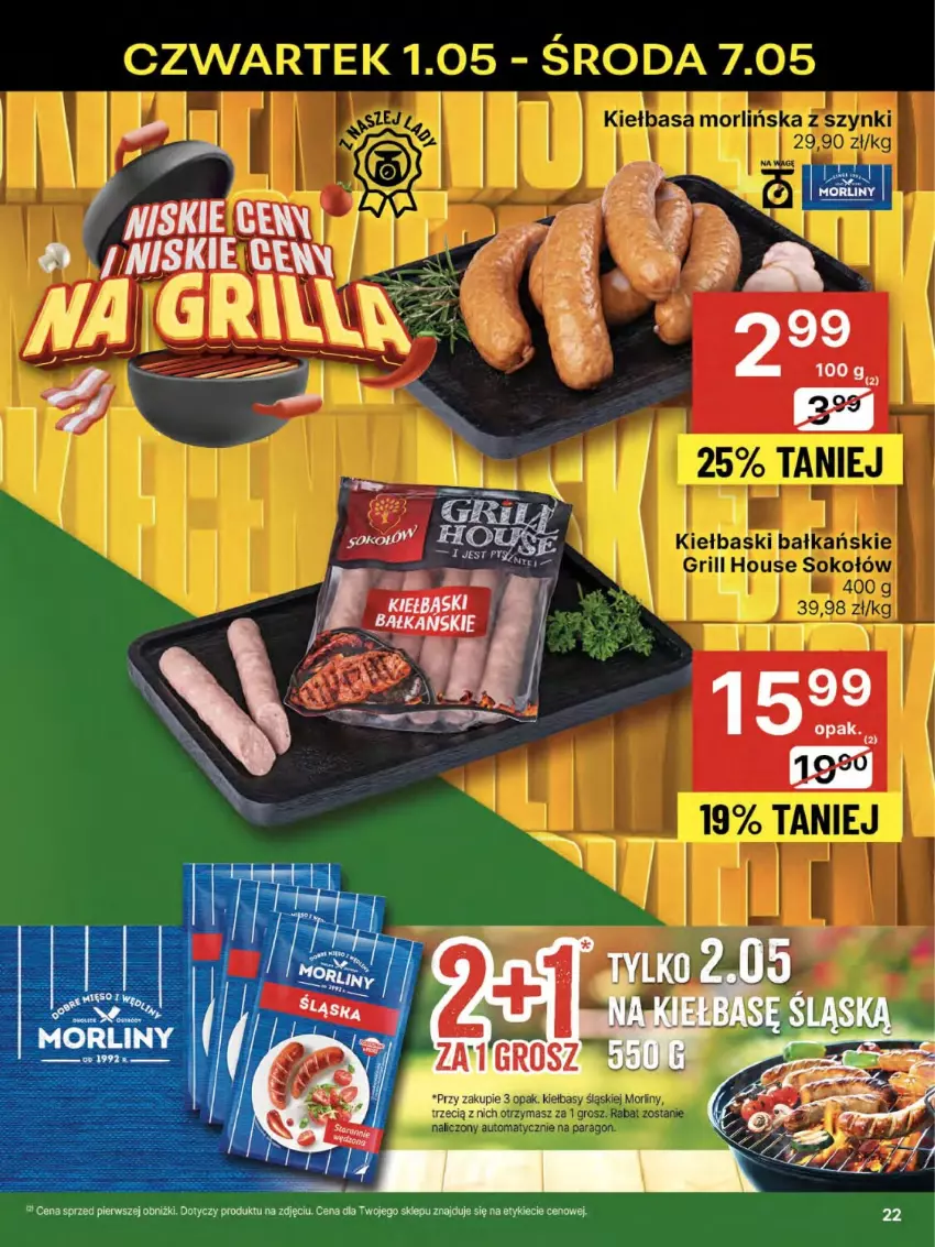 Gazetka promocyjna Delikatesy Centrum - Franczyza DC18 Czwartek - ważna 01.05 do 07.05.2025 - strona 22
