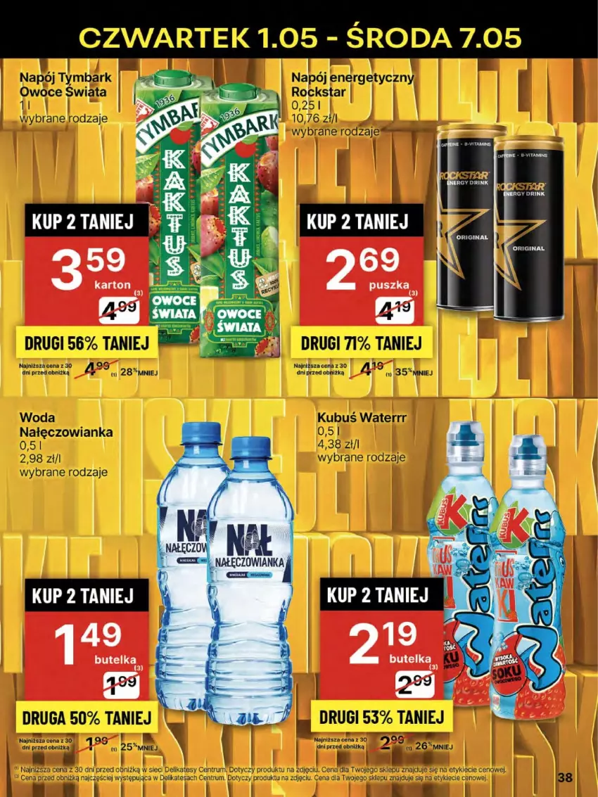 Gazetka promocyjna Delikatesy Centrum - Franczyza DC18 Czwartek - ważna 01.05 do 07.05.2025 - strona 38