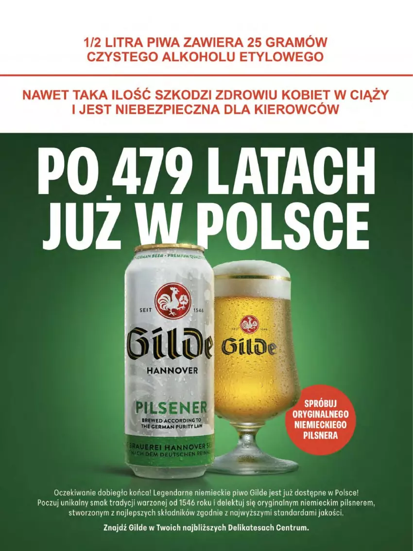 Gazetka promocyjna Delikatesy Centrum - Franczyza DC18 Czwartek - ważna 01.05 do 07.05.2025 - strona 45 - produkty: Gin, Gra, JBL, Piec, Piwa, Piwo, Pur, Rum