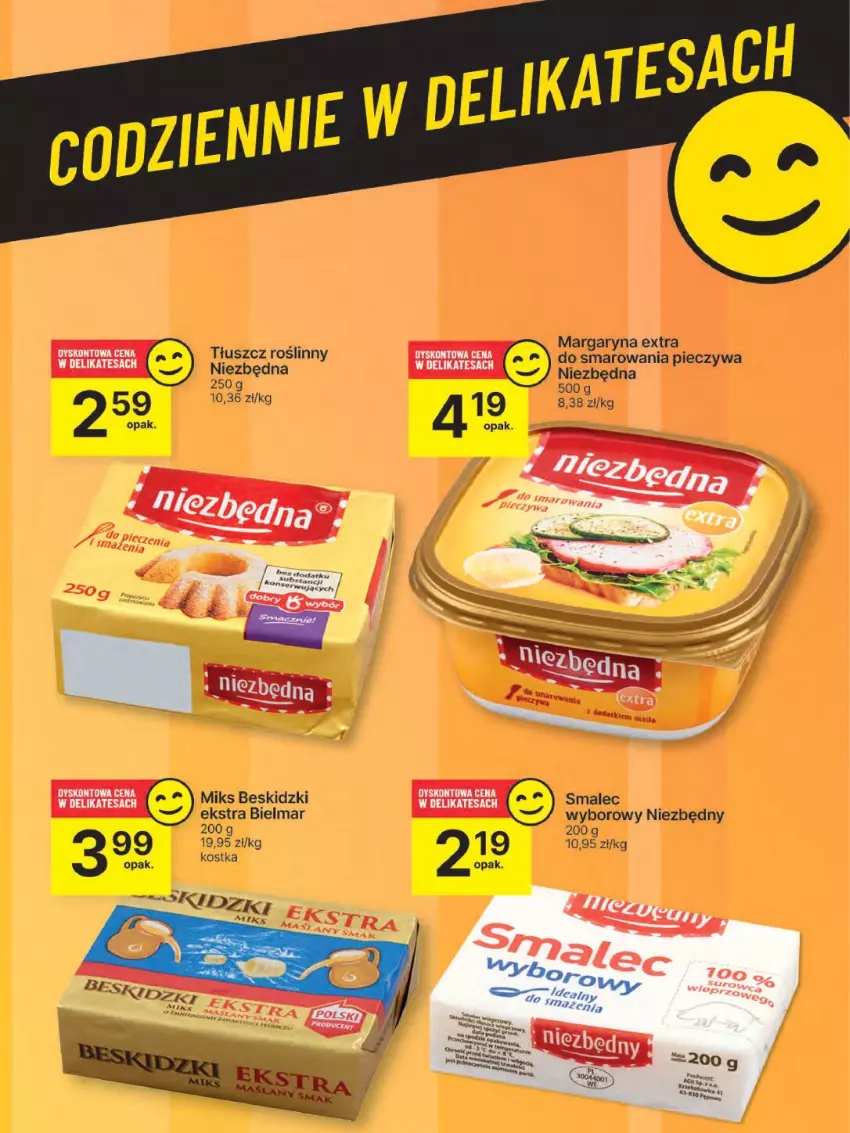 Gazetka promocyjna Delikatesy Centrum - Franczyza DC18 Czwartek - ważna 01.05 do 07.05.2025 - strona 50 - produkty: Beskidzki, Margaryna, Piec, Smalec, Tłuszcz roślinny