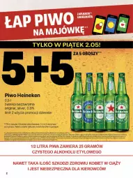 Gazetka promocyjna Delikatesy Centrum - Franczyza DC18 Czwartek - Gazetka - ważna od 07.05 do 07.05.2025 - strona 2 - produkty: Piwa, Piwo, Rum, Por, Gin, Heineken, Dron