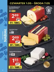 Gazetka promocyjna Delikatesy Centrum - Franczyza DC18 Czwartek - Gazetka - ważna od 07.05 do 07.05.2025 - strona 27 - produkty: Ser, Włoszczowski, Twaróg, Cars, Twaróg półtłusty, Gouda