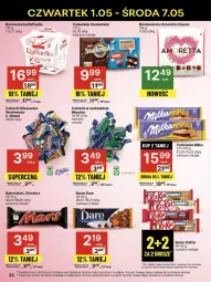 Gazetka promocyjna Delikatesy Centrum - Franczyza DC18 Czwartek - Gazetka - ważna od 07.05 do 07.05.2025 - strona 33 - produkty: Rum, Cukier, Raffaello, Snickers, Czekolada, Mars, Baton, E. Wedel, Cukierki, Milka, Fa