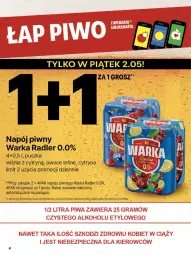 Gazetka promocyjna Delikatesy Centrum - Franczyza DC18 Czwartek - Gazetka - ważna od 07.05 do 07.05.2025 - strona 4 - produkty: Rum, Warka, Dron, Radler, Owoce, Napój