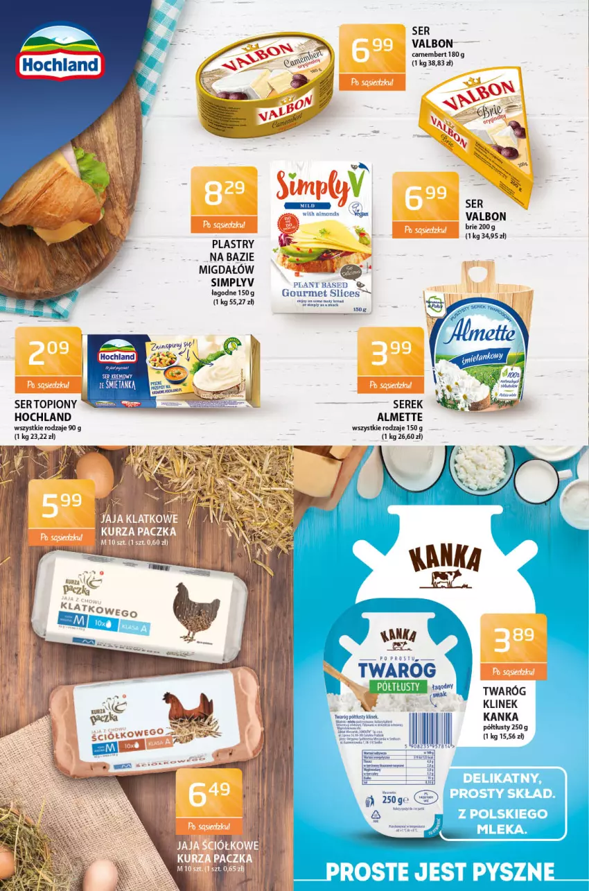 Gazetka promocyjna ABC - Gazetka - ważna 04.01 do 17.01.2022 - strona 2 - produkty: Almette, Brie, Camembert, Hochland, Ser, Serek, Top, Twaróg