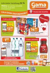 Gazetka promocyjna Gama - Gazetka Gama - Gazetka - ważna od 24.02 do 24.02.2026 - strona 1 - produkty: Nałęczowianka, Kawa rozpuszczalna, Kawa, Mleczko, Ptasie mleczko, Woda, Fa