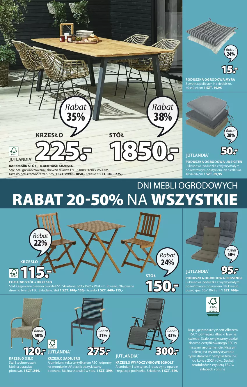 Gazetka promocyjna Jysk - Oferta tygodnia - ważna 07.07 do 20.07.2021 - strona 3 - produkty: Krzesło, Olej, Poduszka, Por, Siedzisko, Stół, Wełna