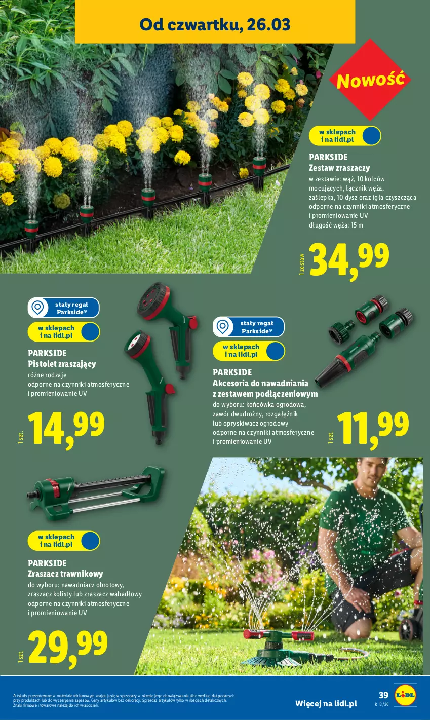 Gazetka promocyjna Lidl - Katalog ważny od 23.03 - ważna 23.03 do 29.03.2026 - strona 49 - produkty: Parkside, Pistolet, Por, Regał, Rozgałęźnik