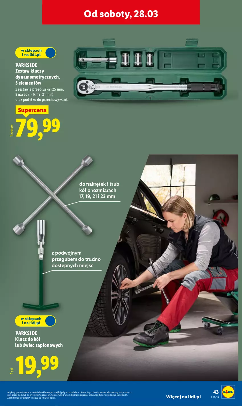 Gazetka promocyjna Lidl - Katalog ważny od 23.03 - ważna 23.03 do 29.03.2026 - strona 53 - produkty: Parkside, Pudełko, Zestaw kluczy