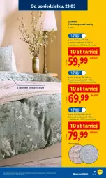 Gazetka promocyjna Lidl - Katalog ważny od 23.03 - Gazetka - ważna od 29.03 do 29.03.2026 - strona 11 - produkty: Ivar, Pościel, Poszewka