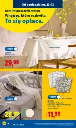 Gazetka promocyjna Lidl - Katalog ważny od 23.03 - Gazetka - ważna od 29.03 do 29.03.2026 - strona 14 - produkty: Ser, Koc, Ivar, Obrus