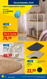 Gazetka promocyjna Lidl - Katalog ważny od 23.03 - Gazetka - ważna od 29.03 do 29.03.2026 - strona 16 - produkty: Ivar, Wycieraczka, Dywanik, Regał, Dywan