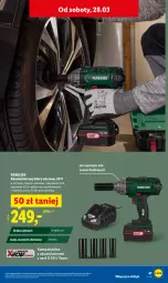 Gazetka promocyjna Lidl - Katalog ważny od 23.03 - Gazetka - ważna od 29.03 do 29.03.2026 - strona 51 - produkty: Parkside, Ser, Walizka, Warka, Klucz udarowy, Akumulator