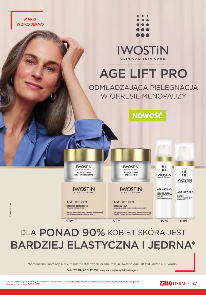 Gazetka promocyjna Ziko - Gazetka Ziko Dermo - ważna 03.04 do 15.04.2025 - strona 27 - produkty: Iwostin, Ser