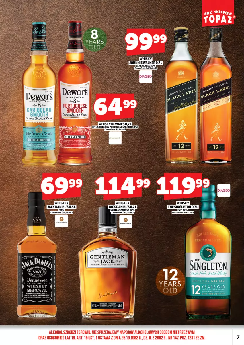 Gazetka promocyjna Topaz - Gazetka - ważna 15.05 do 31.05.2026 - strona 9 - produkty: Lack, Por, Whiskey, Whisky