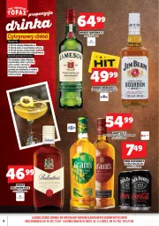 Gazetka promocyjna Topaz - Gazetka - Gazetka - ważna od 31.05 do 31.05.2026 - strona 8 - produkty: Sok, Gra, Bourbon, Whiskey, Cytryny, Coca-Cola, Woda gazowana, Syrop, Whisky, Jim Beam, Ballantine's, Woda, Grant's