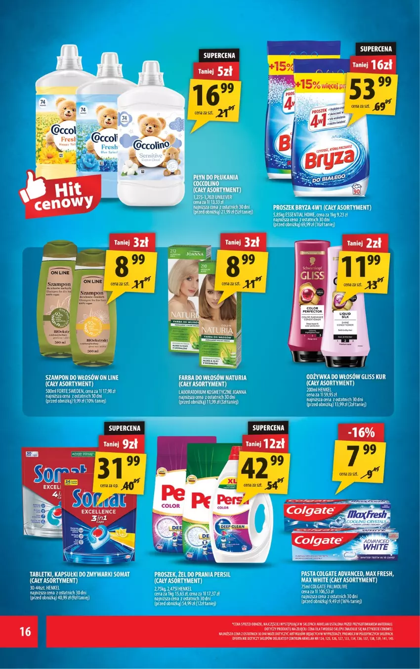 Gazetka promocyjna Arhelan - Gazetka - ważna 11.09 do 20.09.2026 - strona 16 - produkty: Fa, Gliss Kur, LG, Lody, Palmolive, Rum, Szampon