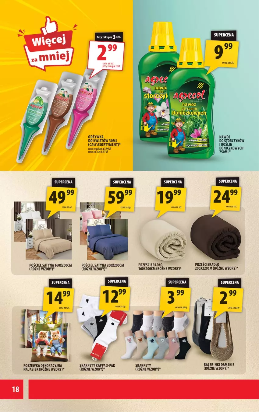 Gazetka promocyjna Arhelan - Gazetka - ważna 11.09 do 20.09.2026 - strona 18 - produkty: Karp, Odżywka, Pościel, Poszewka, Prześcieradło, Storczyk
