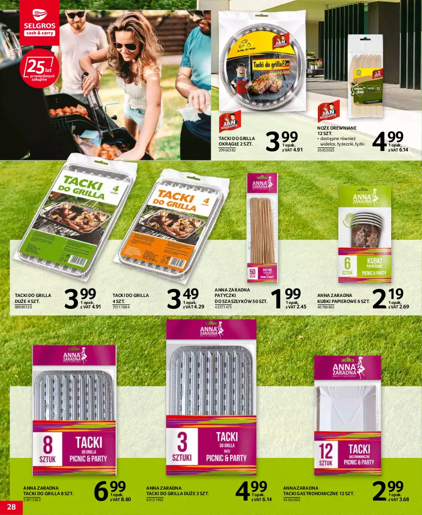 Gazetka promocyjna Selgros - Katalog Grill - ważna 19.04 do 04.05.2022 - strona 28 - produkty: Grill, Noż, Papier