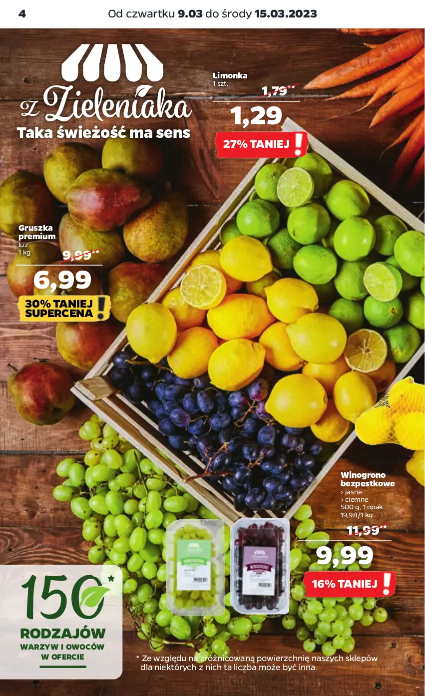 Gazetka promocyjna Netto - Artykuły spożywcze - ważna 09.03 do 15.03.2023 - strona 4 - produkty: Limonka, Wino