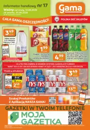 Gazetka promocyjna Gama - Gazetka Gama - Gazetka - ważna od 25.08 do 25.08.2026 - strona 12 - produkty: Piwa, Piwo, Piec, Ser, Gra, 7up, Telefon, Piątnica, Mirinda, Tyskie, Pepsi, 7 Days, Rogal, Napój, Mleko