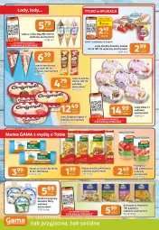 Gazetka promocyjna Gama - Gazetka Gama - Gazetka - ważna od 25.08 do 25.08.2026 - strona 6 - produkty: Ser topiony, Makaron, Top, Ser, Gin, Kinder Bueno, Worki na śmieci, Big Milk, Lody, Serek, Serek twarogowy, Algida, Worki na śmiec, Hochland, Kubek, Pomidory, Almette, Kinder, Hortex, LG