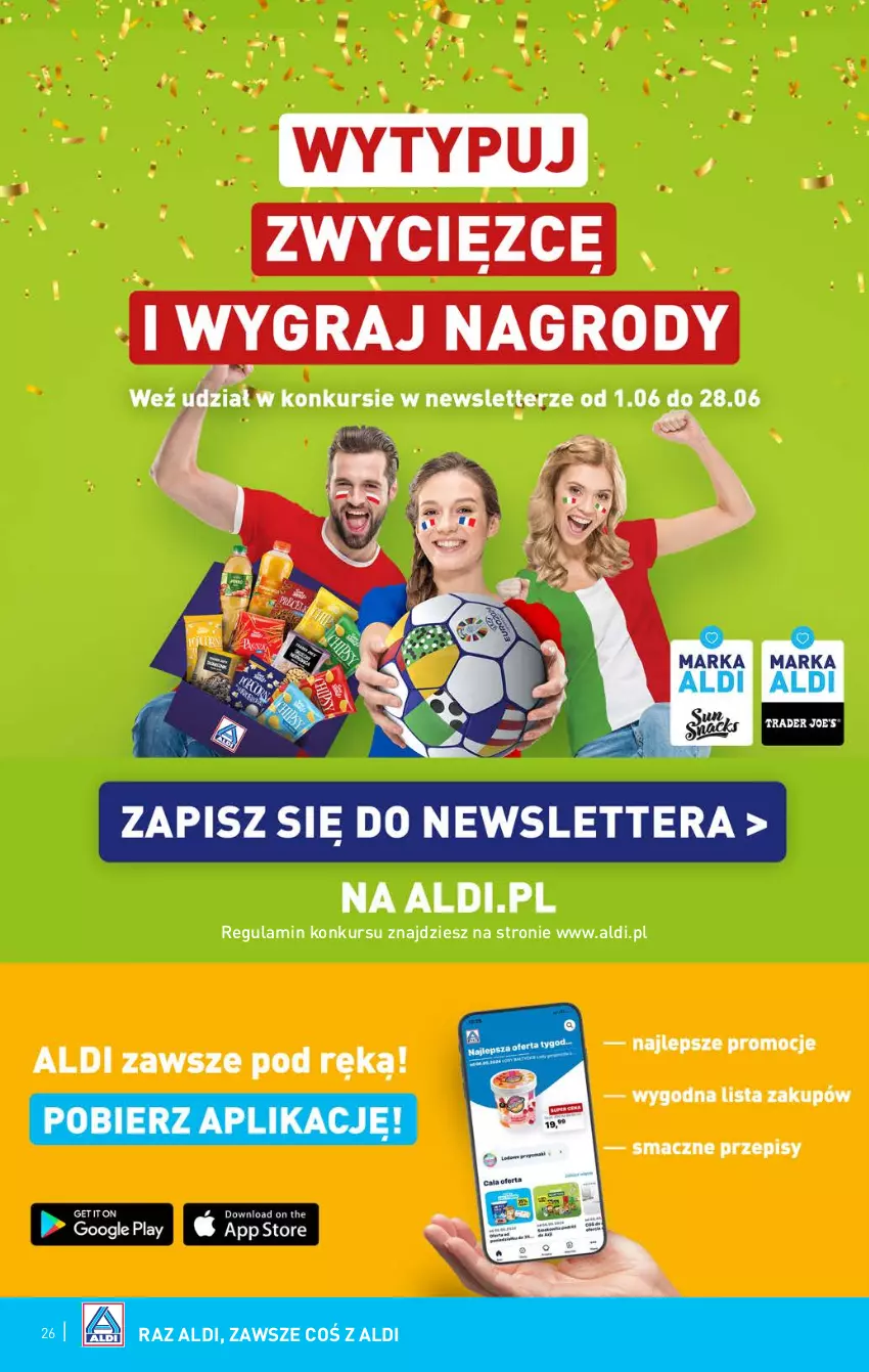 Gazetka promocyjna Aldi - Pełna oferta - ważna 24.06 do 30.06.2024 - strona 26 - produkty: Fa, Gra