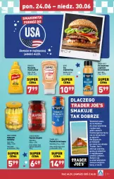 Gazetka promocyjna Aldi - Pełna oferta - Gazetka - ważna od 30.06 do 30.06.2024 - strona 13 - produkty: Ketchup, Sos, Ser, Mus, Smakowita, Hot dog, Parówki, Papryka, Hamburger, Burger, Papryka jalapeño, Heinz, Kukurydza, Musztarda